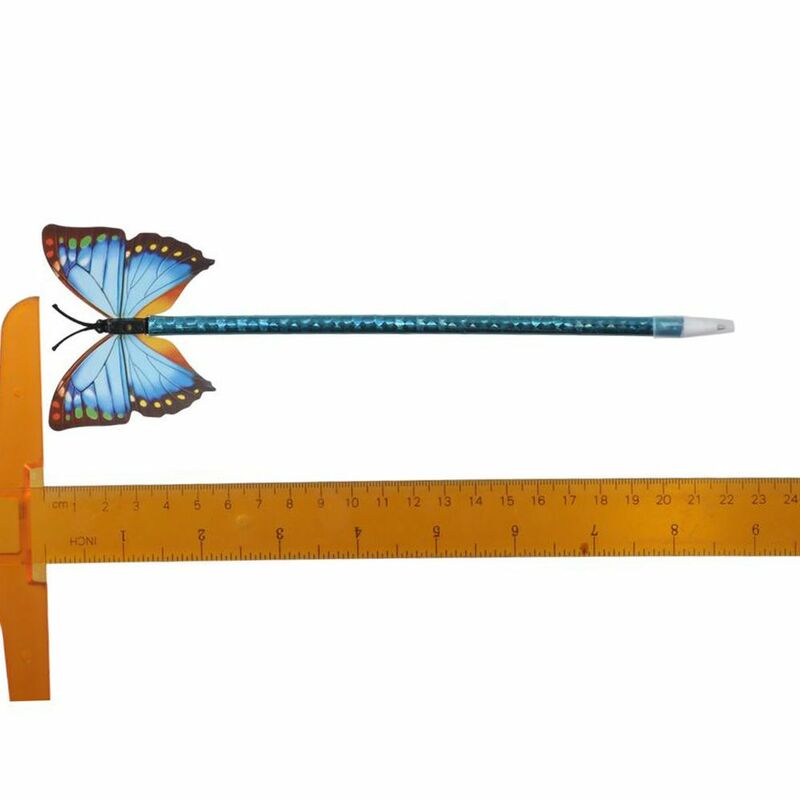 12 sztuk motyl kulkowe długopisy, 0.5mm motyl pisaki do biura stacjonarne dostawy, styl losowy