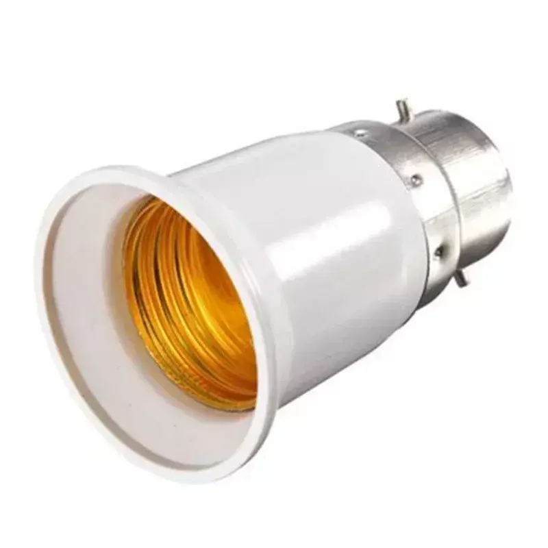 Convertisseur de douilles de lampe, support de conversion de base d'ampoule de lampes LED, supports d'ampoules, adaptateur de lumière, Abrters B22 à Inda, 1 pièce, 5 pièces