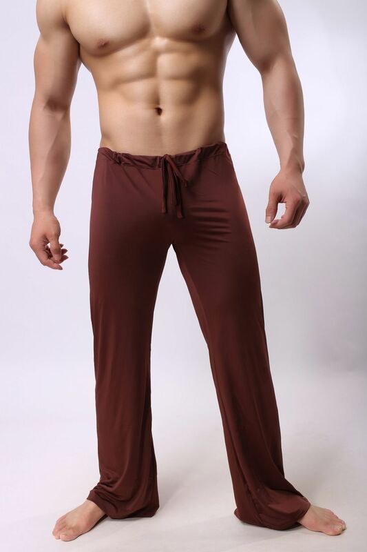 Smooth loose men's casual pants breathable cool home pants pants casual pajamas wholesale