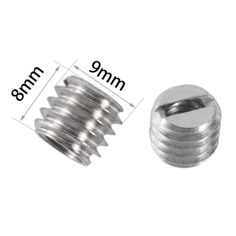 Aluminium legierung Gewinde Schraub befestigung Adapter 1/4 und 3/8 bis 5/8 Umwandlung robust zuverlässig präzise Messung einfache Befestigung