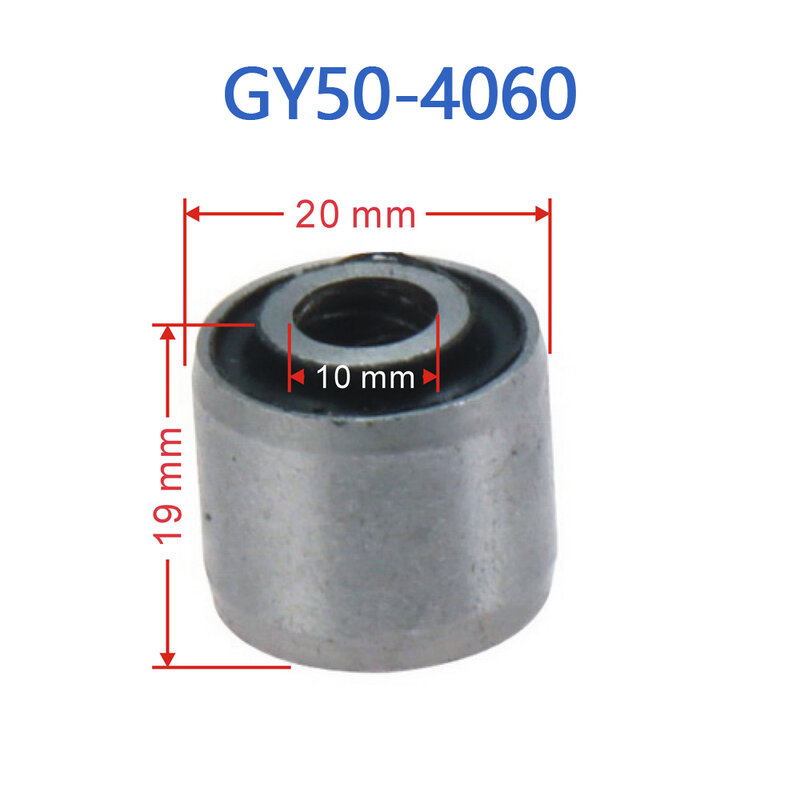 Cojinete de GY50-4060 de amortiguador trasero para Scooter, motor chino de ciclomotor, GY6, 125cc, 150cc, 152QMI, 157QMJ, diámetro de 8x20x19