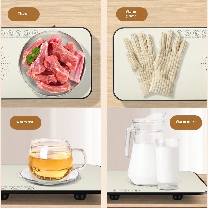 Tagliere caldo multifunzionale per uso domestico tavolo da pranzo pad riscaldante per latte scaldavivande