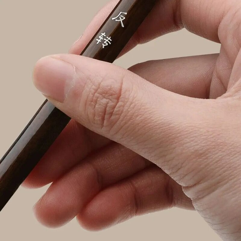 Pennelli cinesi pennello artistico pittura a olio pennello per calligrafia cinese Crisperding pennello per scrittura con manico in legno per capelli di lupo