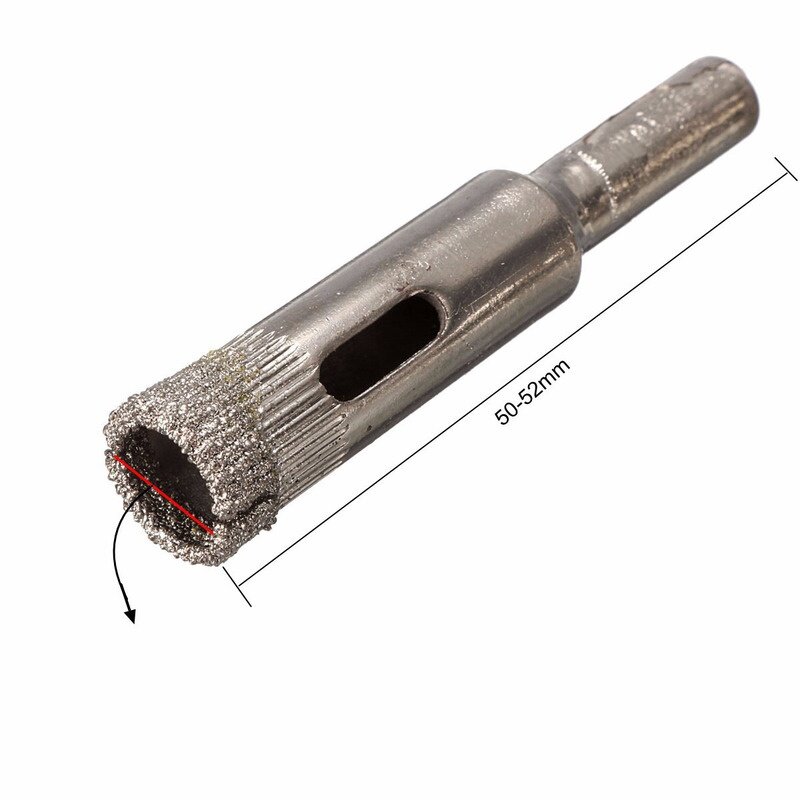 1pc 3mm-160mm Diamond Coated Drill Bits Hss Drill Bit Tile Marble Glass Ceramic Hole Saw Drilling Bits Extractor Remover Tools