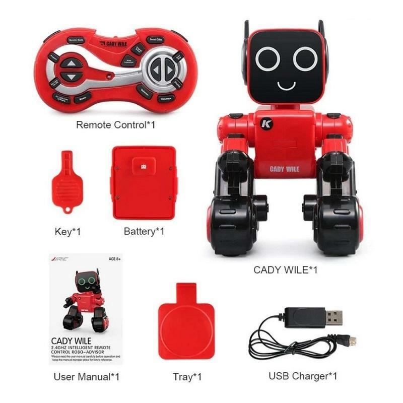 Robot Intelligent R4 avec Contrôle Gestuel pour Enfant, Tirelire, Son Magique, RC, 2.4GHz