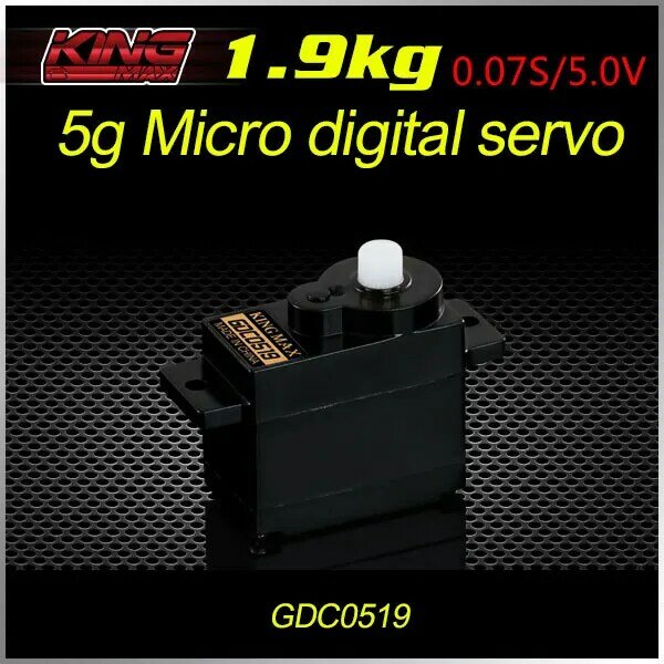 Kingmax GDC0519 - 5g عالية الجودة Coreless مايكرو الرقمية المؤازرة 1.9 كجم. سم عزم الدوران