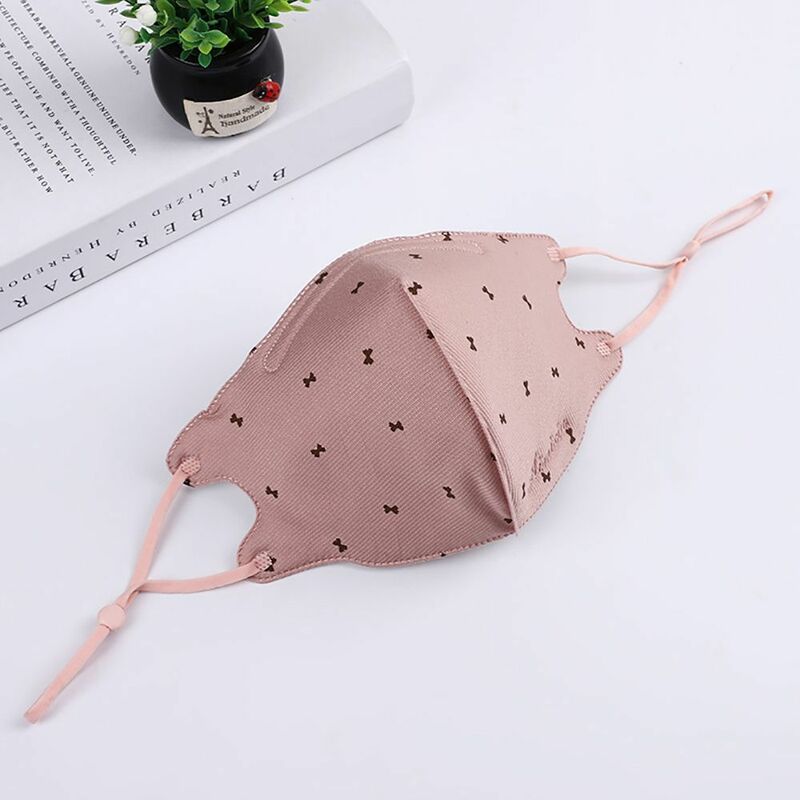 Cute Sweet Women Winter Mouth Muffle Anti-fog Bow Face Mask Cloth Mask Face Cover Mouth Mask