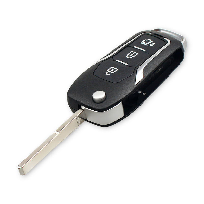 KEYYOU 3 Button Modified Flip Folding Remote car Key Shell Case for Ford Focus 2 3 mondeo Fiesta C Max S Max Galaxy Mondeo key
