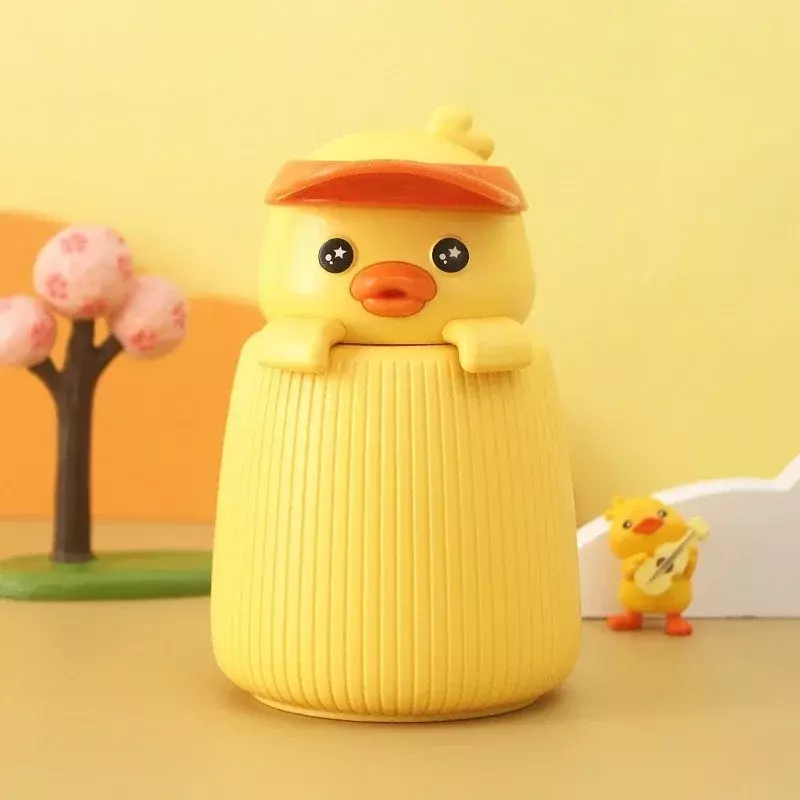Humidificador de dibujos animados para el hogar, Humidificador pequeño de pato amarillo, humidificador para mascotas, ideal para regalo de estudiantes