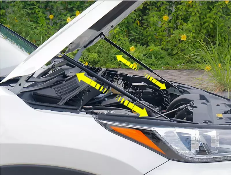Двухсторонний передний капот, модифицирующие газовые стойки, подъемник, амортизатор для Toyota highlander 2015 2016 2017 2018 2019, поглотитель