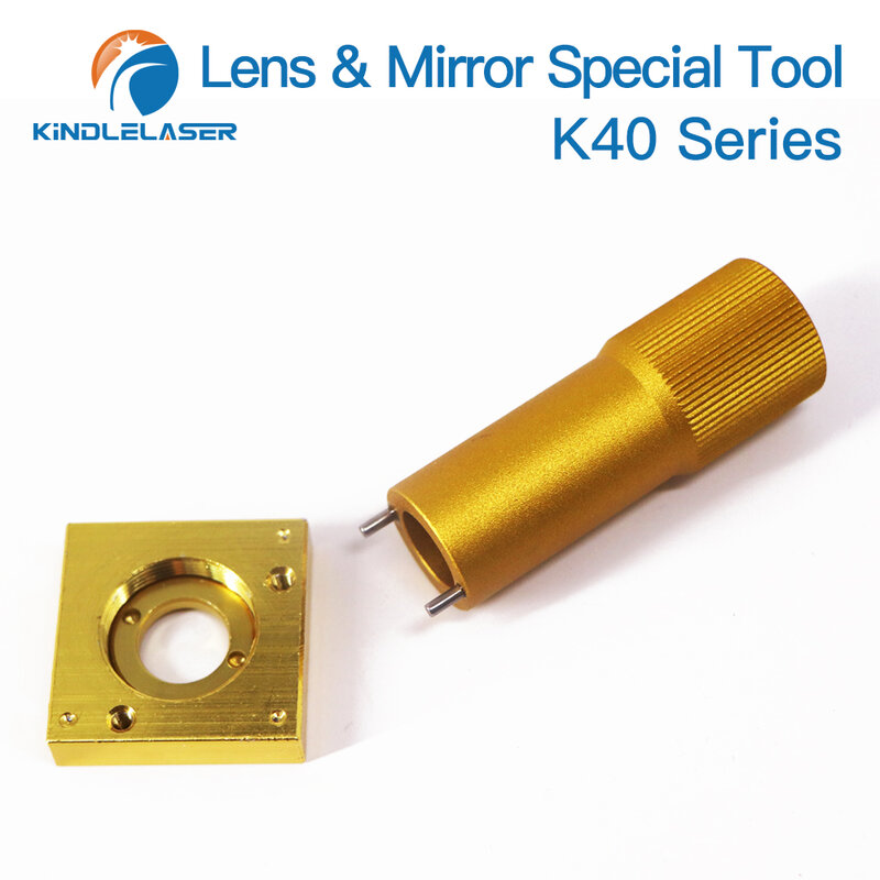 K40 시리즈 레이저 헤드 용 렌즈 튜브 잠금 너트 및 반사경 미러 고정 너트 제거 및 설치를위한 KINDLELASER 공구