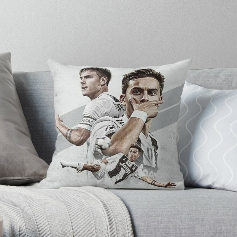 Art Dybala Wallpaper Throw Pillow sofas covers Cushions