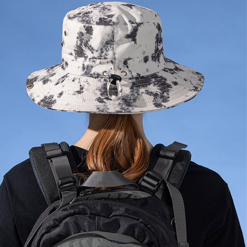 قبعة الشمس للسفر الصيفية للإناث قبعة بواقٍ للتنفس في الهواء الطلق والتخييم والمشي لمسافات طويلة