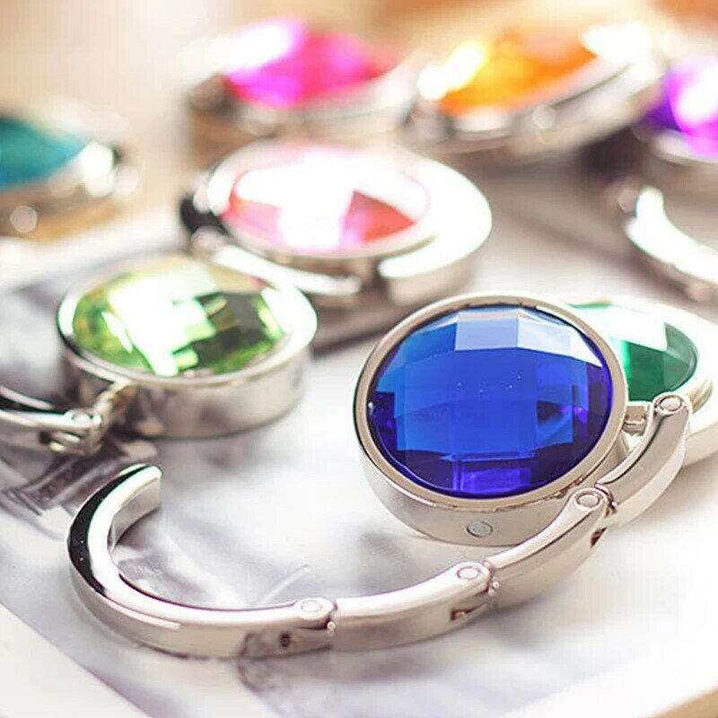 Magie Spurlose Edelstein Haken Unsichtbare Metall Haken Kreative Lager Starke Tisch Hängen Paket Multi-Farbe Optional Klapp Haken