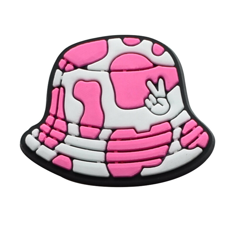 Heiße Verkäufe 1 Stück rosa Schuh Charms Pin für Krokodile Zubehör Schuh Armband Dekorationen Schnalle Mädchen Frauen Party Geschenke