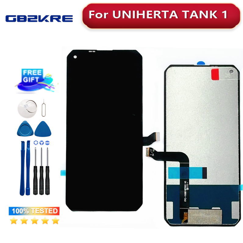 100% Test Original Tank For Unihertz Tank 1 LCD Display Touch Screen Digitizer For Unihertz Tank1 Assembly Replacement