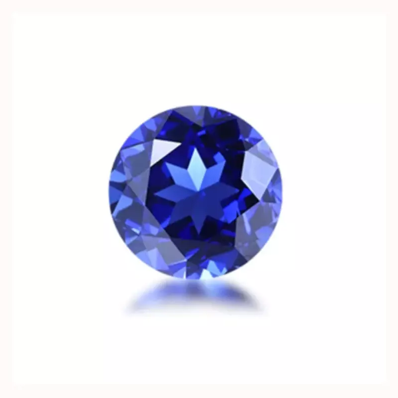 Ruihe Lab Grown Blue Sapphire Loose Gemstone, personalizado para anéis, brincos, colares, pulseiras fazendo