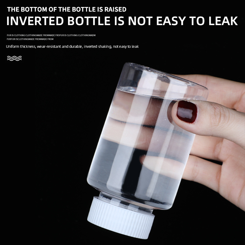 Botella de embalaje de reactivos de plástico PET transparente, envase de 15ml/20ml/30ml/100ml, frasco de polvo sólido para pastillas medicinales, 1 unidad