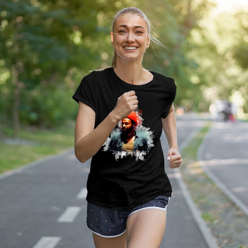 Marvin Gaye Water T-Shirt Zomer Tops Shirts Grafische T-Shirts Zomerkleding Voor Dames