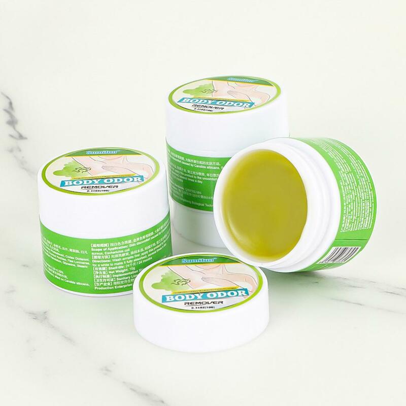 10g Practical Brightening Cleansing Beauty Cream Deep Penetration Odor Eliminator Body Odor Removal Cream for Women