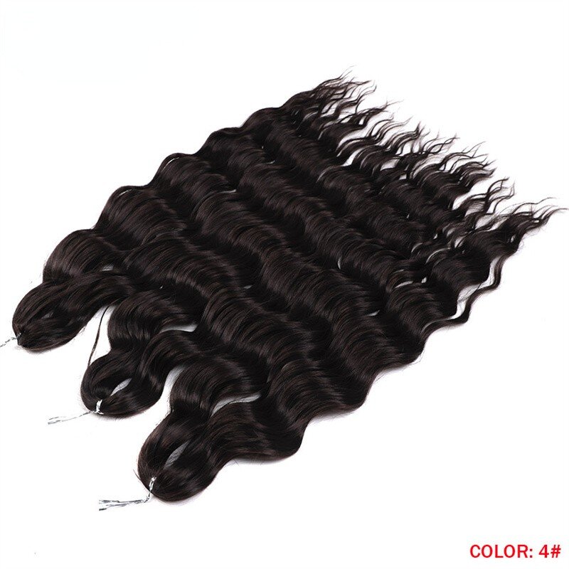 2024 nowych rosyjskich hotów szydełkowe włosy peruki peruki syntetyczne warkocze falowane kręcone włosy symulowanym przedłużaniu włosy naturalne ludzkich włosów