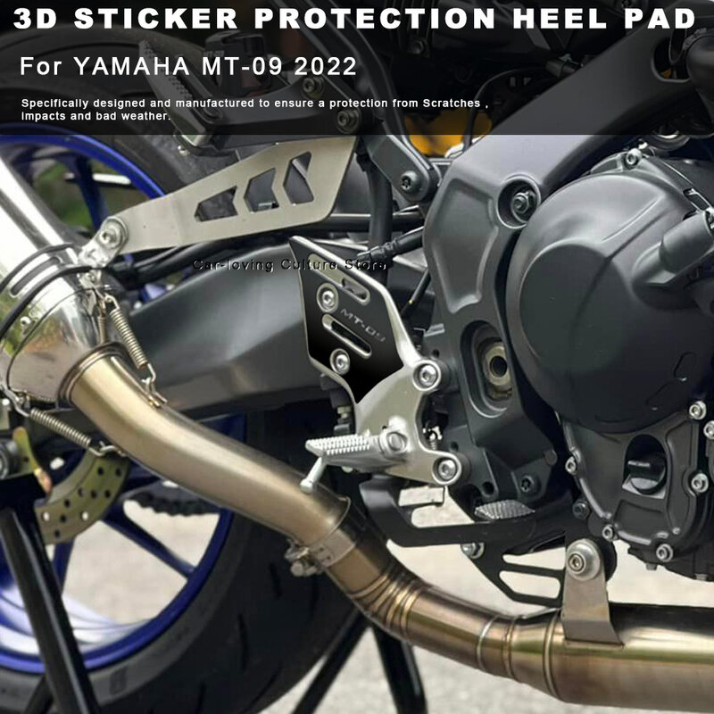 Adesivo protettivo impermeabile Kit di adesivi per tallone di protezione per moto adesivo in resina epossidica 3D per YAMAHA MT 09 2022