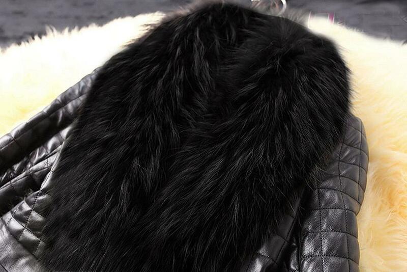 VOLALO-abrigo de piel sintética para mujer, chaqueta de manga larga, prendas de vestir exteriores largas, prendas de vestir cálidas, color negro, invierno, 2024