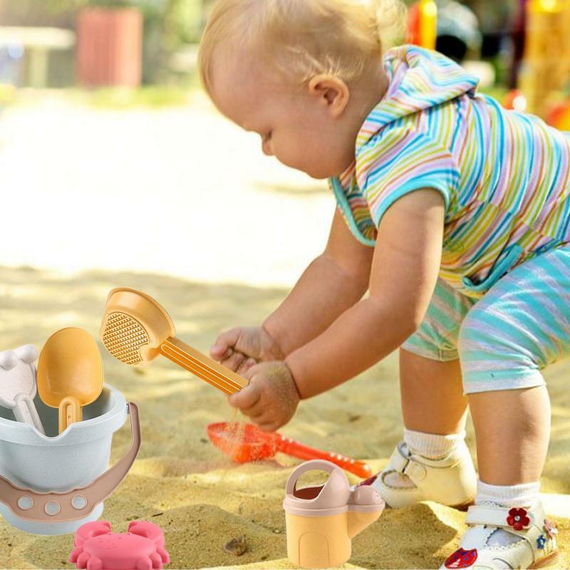 ビーチ用の子供用ビーチおもちゃセット,サンドバケット,子供用,ビーチ用,夏用,9個