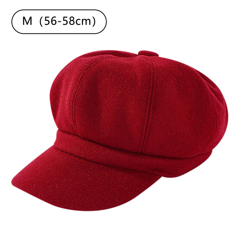 Vintage Solid Color Painter Hat Breathable Cotton Lightweight Beret for Valentine's Day Christmas Gift