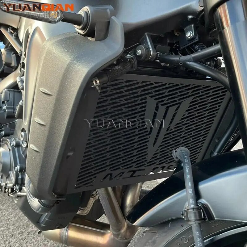 Protetor do radiador da motocicleta para Yamaha MT09, Refrigerador do motor, Proteção da tampa da grade, MT 09, 2021, 2022, 2023, 2024, Acessórios