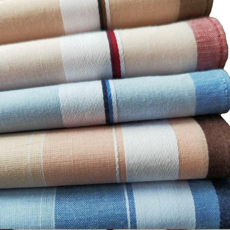 Mouchoirs de poche en coton pour hommes, mouchoirs carrés pour messieurs formels, 6 pièces