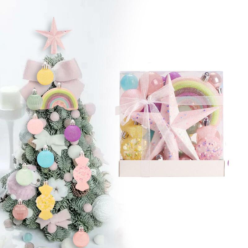 40x Christmas Tree Ornaments Decoration Crafts Hanging Tree Decoration for New Year Christmas Trees Wedding Party Favors Holiday