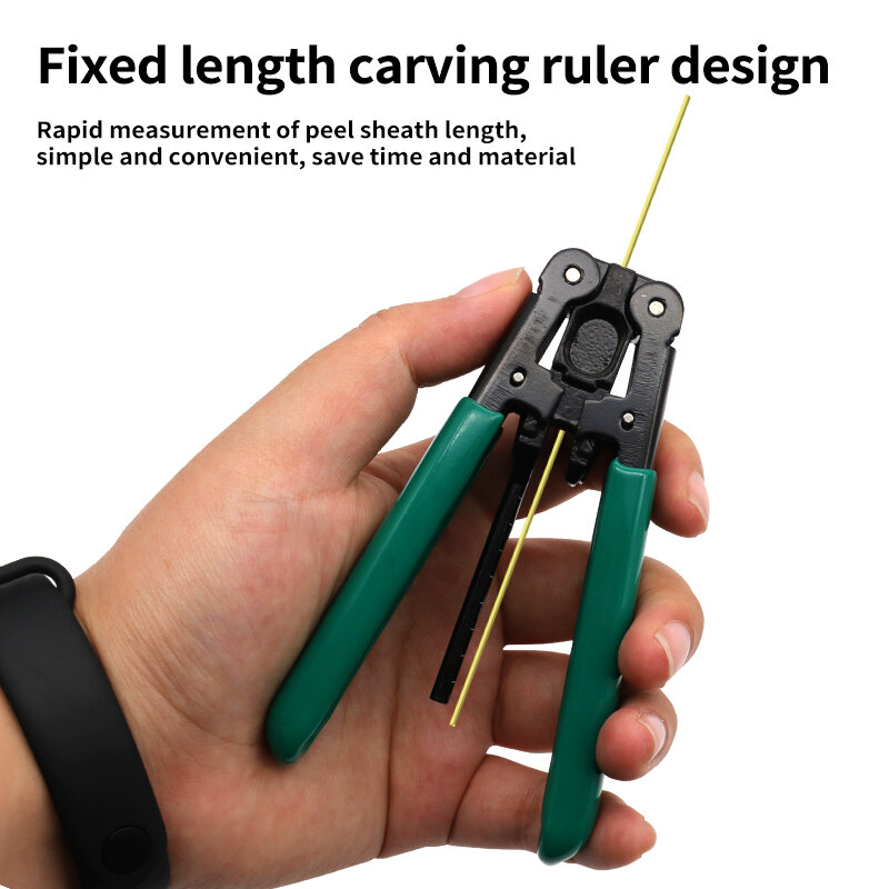 Fiber Optic Stripping Tool FTTH Fiber Optic Cable Stripper Striping Optical Pliers Drop Stripper Fiber Cable Stripper