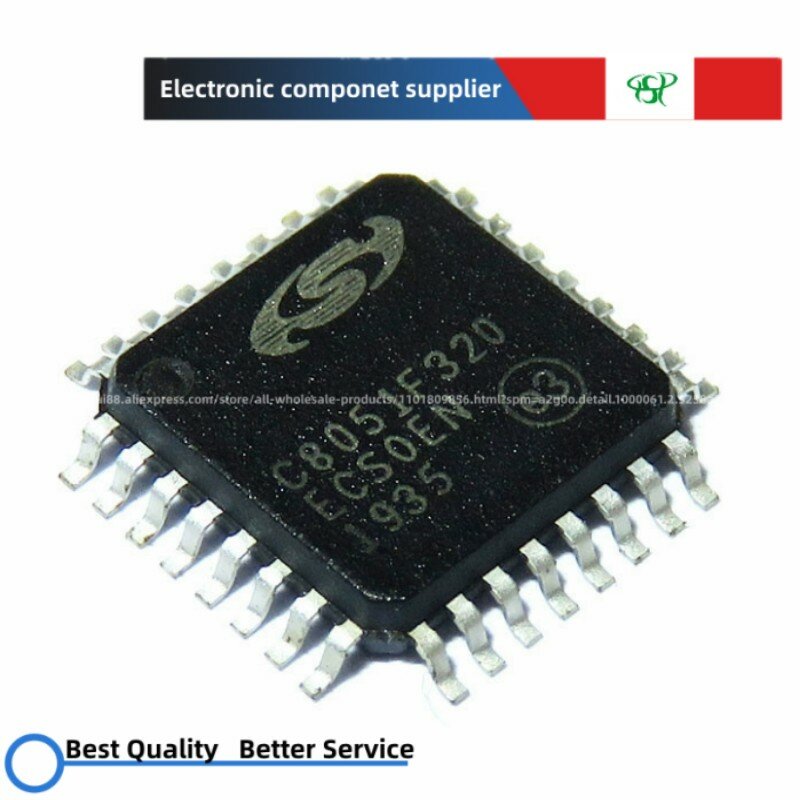 C8051F320-GQR 마이크로 컨트롤러 칩, C8051F320, LQFP32, 5 개