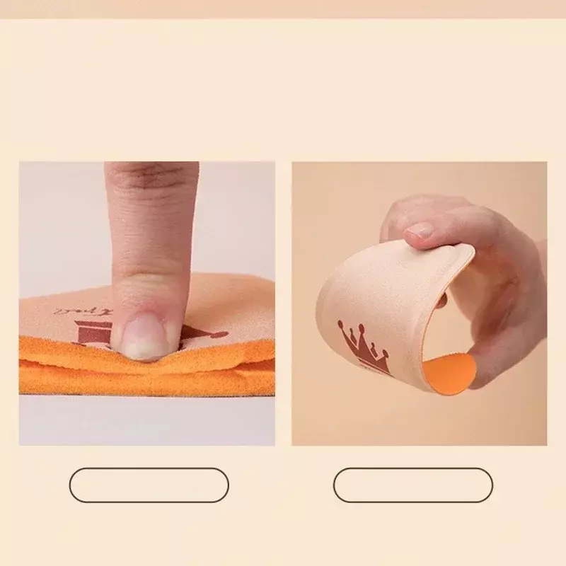 2/4 pezzi cuscinetti per avampiede per tacchi alti inserto antiscivolo per alleviare il dolore mezze solette cuscino per piede anteriore cura del piede solette per scarpe