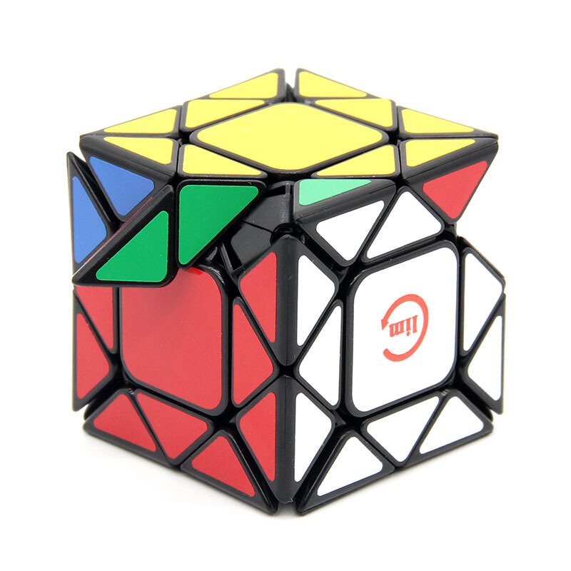 Fissão oblíqua torção cubo mágico alienígena transformação torção oblíqua alta difícil desafio inteligência brinquedos cáric cubo