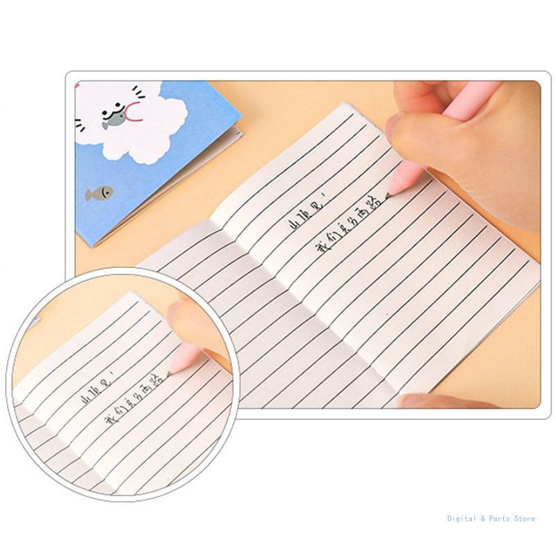 M17F Mini Memo Note Pad Forrado Notebook Escreve suavemente para crianças pré-escolares Clasr Reward