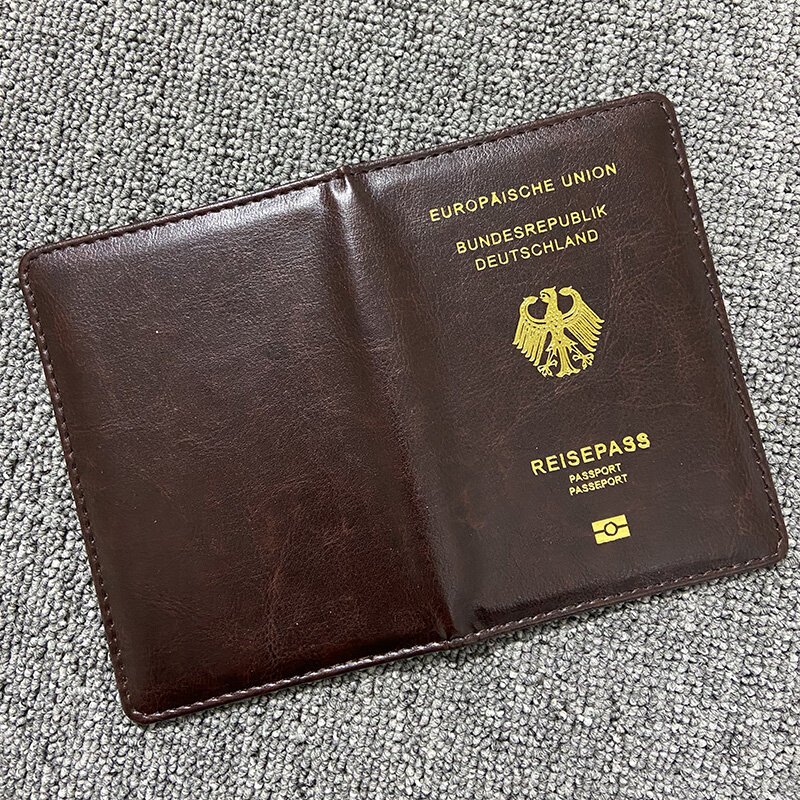 독일 여권 커버 여성 핑크 독일 여권 홀더 케이스 여권 여행 지갑, 라이세패스, 독일 여권 보호대