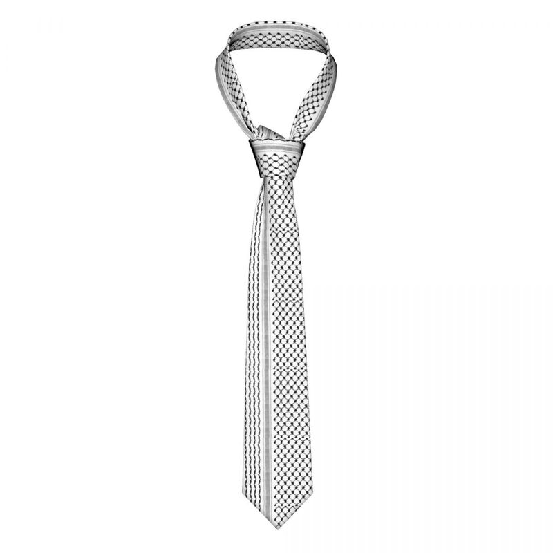 Palä stine nsische Hatta Kufiya Folk Unisex Krawatten dünne Polyester 8 cm klassische Krawatten für Herren täglich tragen Gravatas Büro