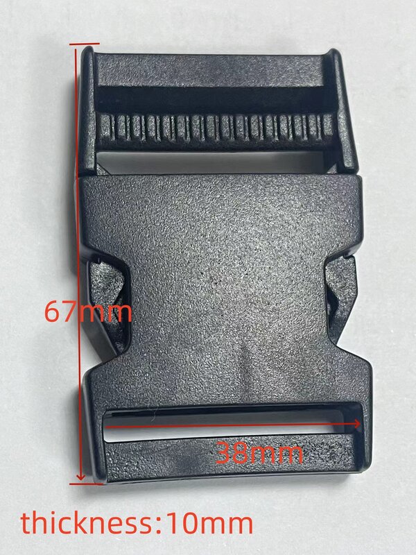 AINOMI-accesorio para portabebés, correa de plástico de 38mm, hebilla de cinturón para mochila, equipaje