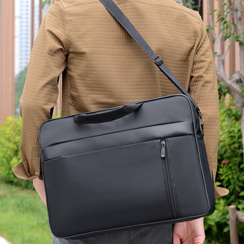 Lightweight Laptop Bag 15.6 In Handbag Large Capacity Business Crossbody Bag