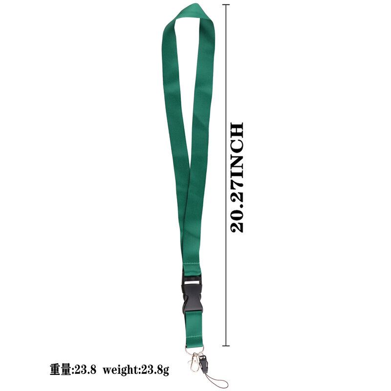 Buckle Version Lanyard Minimalist Solid Color Neck Strap Lanyards Keychain Hang Rope Lariat Lanyard for Keys Accessories Gifts