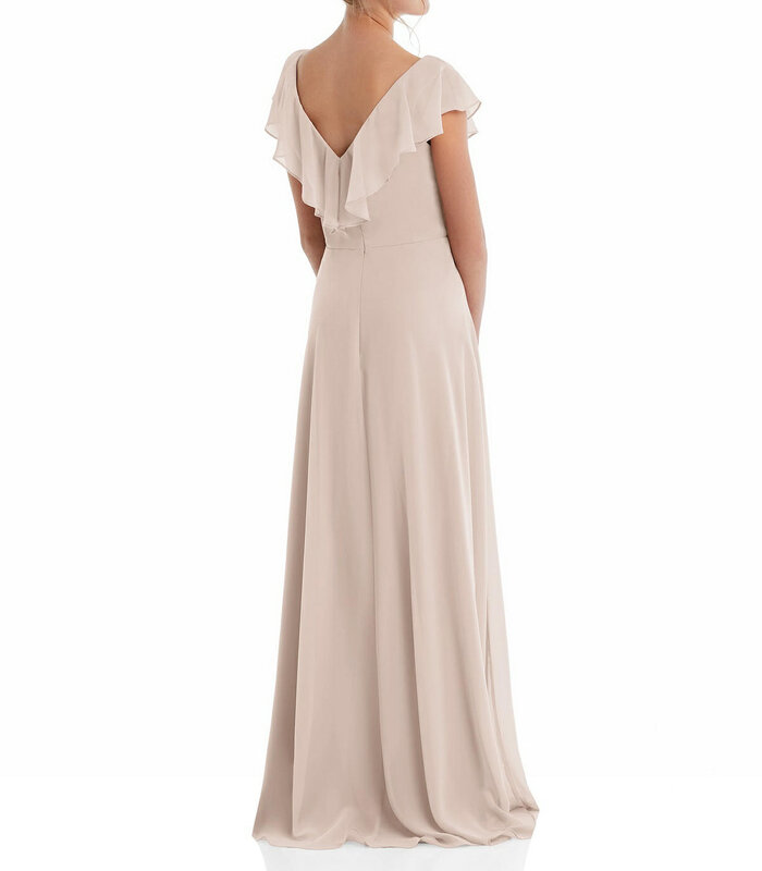 Robe de soirée pour filles, robes de demoiselle d'honneur, en Satin, pour premier mariage, 2022
