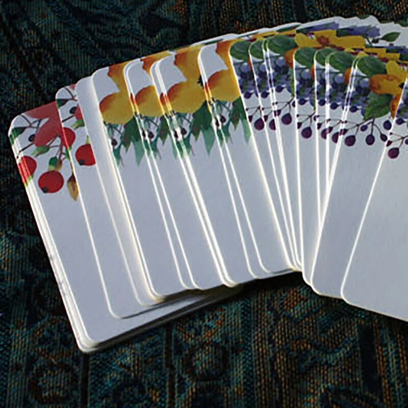 Tarjetas de Felicitación hechas a mano, tarjetas de papel para álbum de recortes, mensajes de flores, tarjetas de felicitación DIY, tarjetas postales de invitación de boda y fiesta, 40/50 piezas