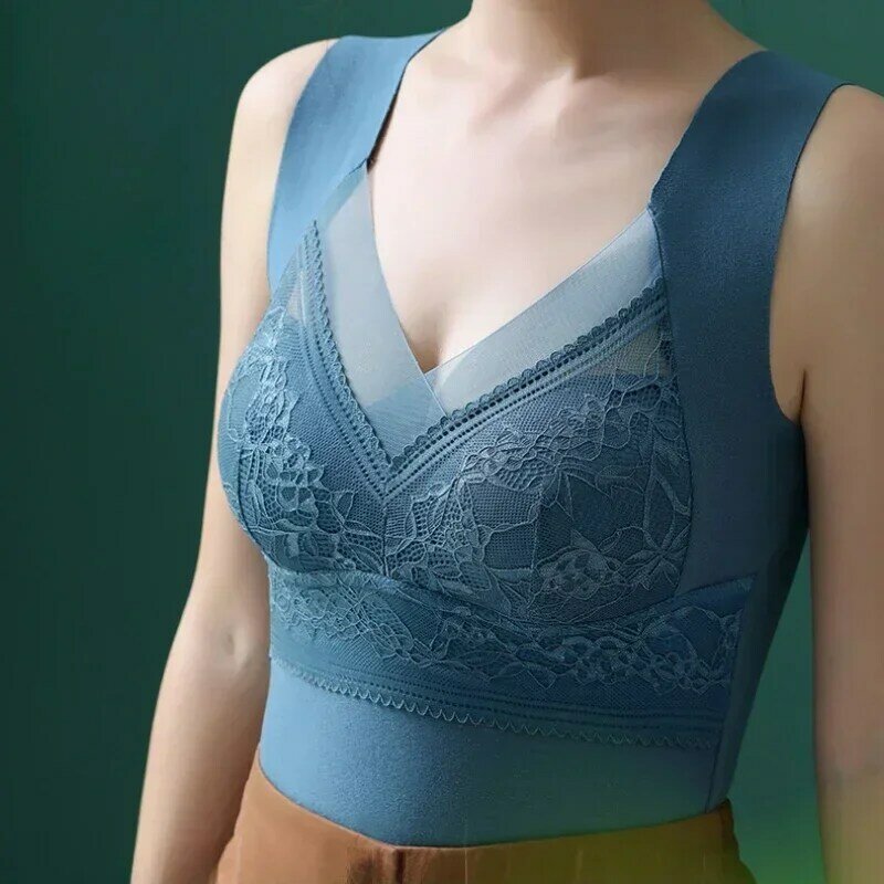 Colete de veludo feminino com almofada, top para ajuste no peito, térmico, alemão, sem rastreamento, fino, estilo, exterior, roupa nova