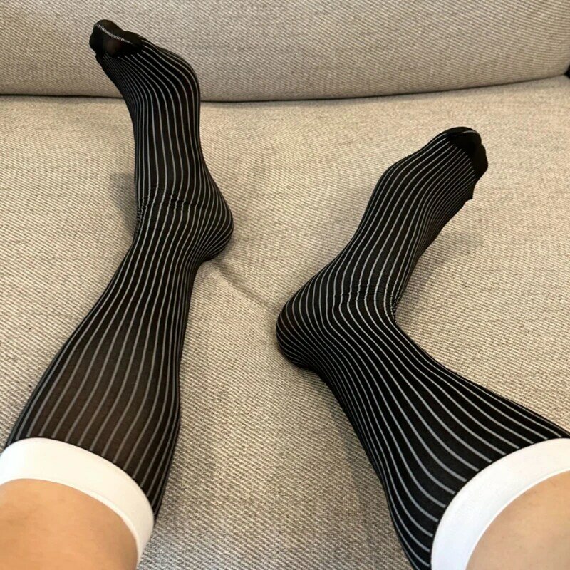 Модные сексуальные мужские носки Coolflex в деловом стиле