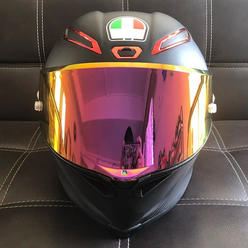 Visera de lentes para casco de motocicleta para casco, lentes de cara completa para AGV Pista GPR GP RR corsa R RACE 3, 11 colores disponibles