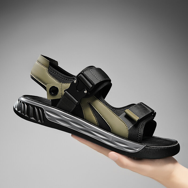Sandali da uomo comodi sandali Casual da esterno per interni leggeri antiscivolo traspiranti estivi ad asciugatura rapida per uomo