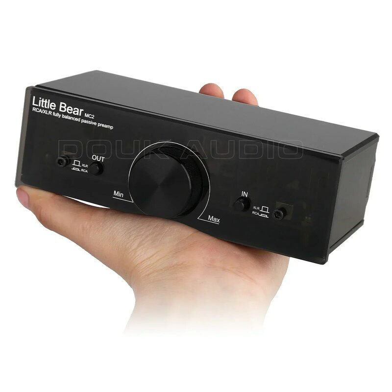 Nobsound Little Bear MC2 Completamente Bilanciato Passivo Preamplificatore Pre-Amplificatore XLR/RCA Controller di Segnale Audio Switcher