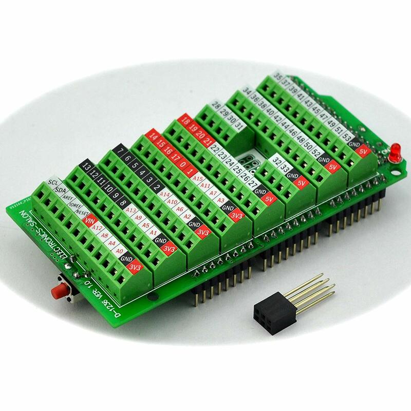Electrónica-módulo de ruptura de bloques de terminales de tornillo de salón, para Arduino MEGA-2560 R3.
